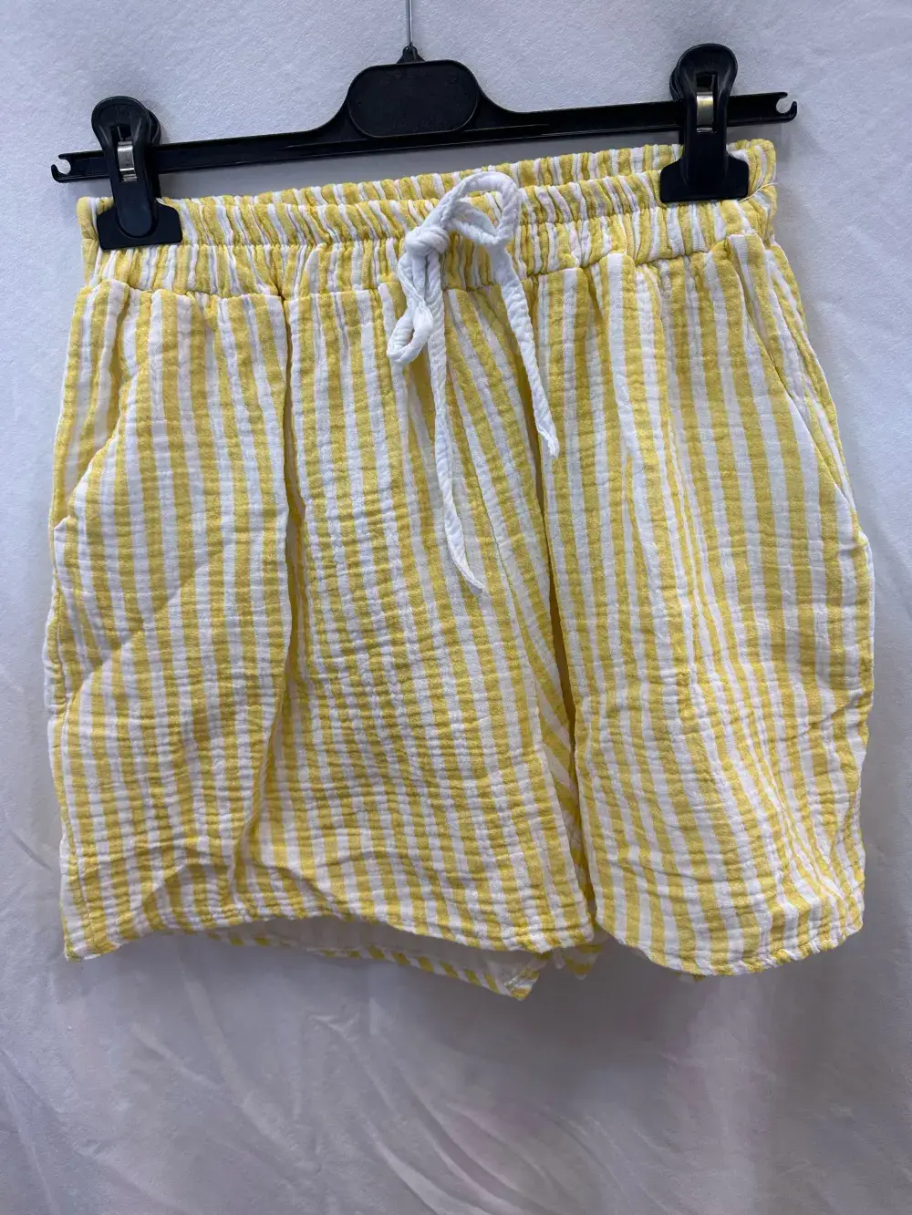 Mimi & Gogo – Engroshandel Skørt - Dame – Shorts med palmemotiv broderet på baglomme3