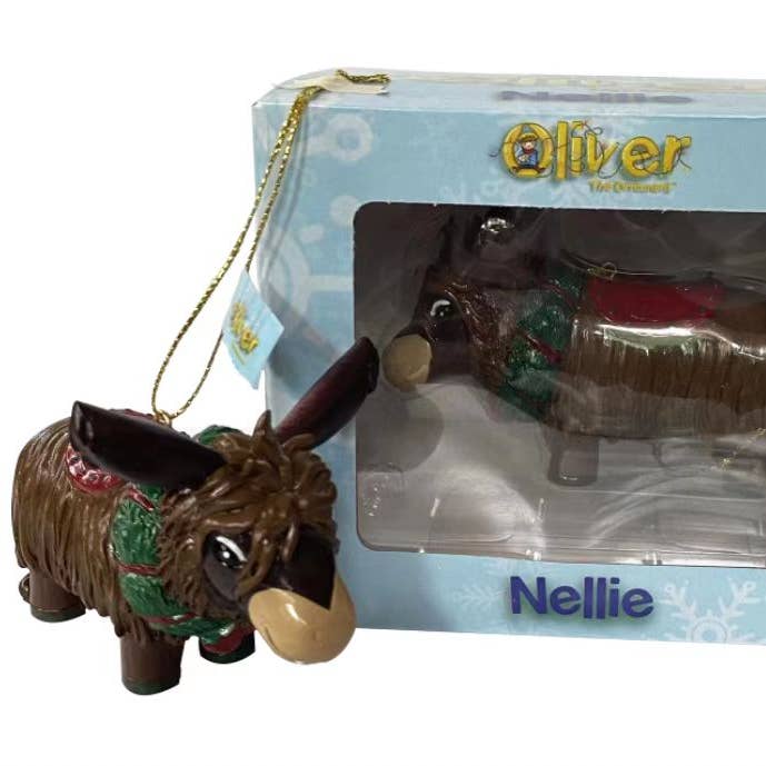 Nellie Ornament for wholesale by Oliver the Ornament