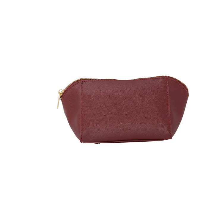 Petite trousse de maquillage - Vin rouge pour la vente par York and Grace