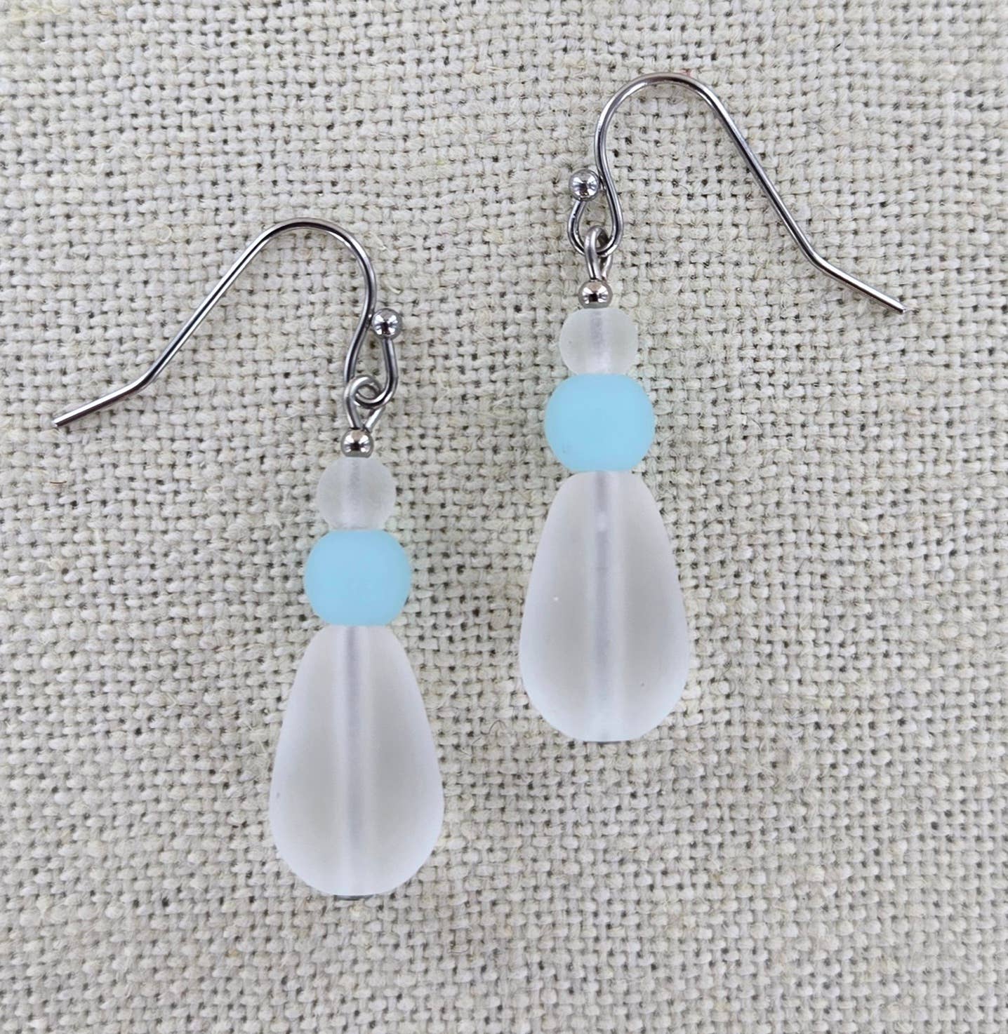 Sadie Green's Jewelry - Wholesale Dangle Earrings - Sea Glass Drop Earring 1711-SP2