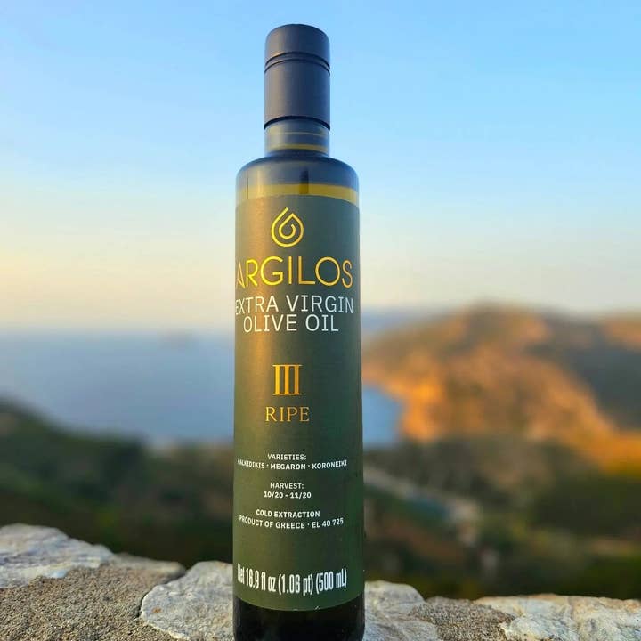 ARGILOS - Wholesale Olive Oil - ARGILOS III RIPE Greek Extra Virgin Olive Oil (500ml)8