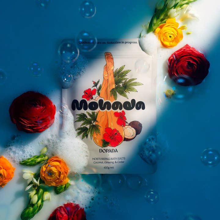 MOHADA - Wholesale Bath Salts - Skin Restoring Bath Soak with Adaptogens Self-Care Gift MINI 4oz Bath Salts Self-Care Spa Gift 1lb11