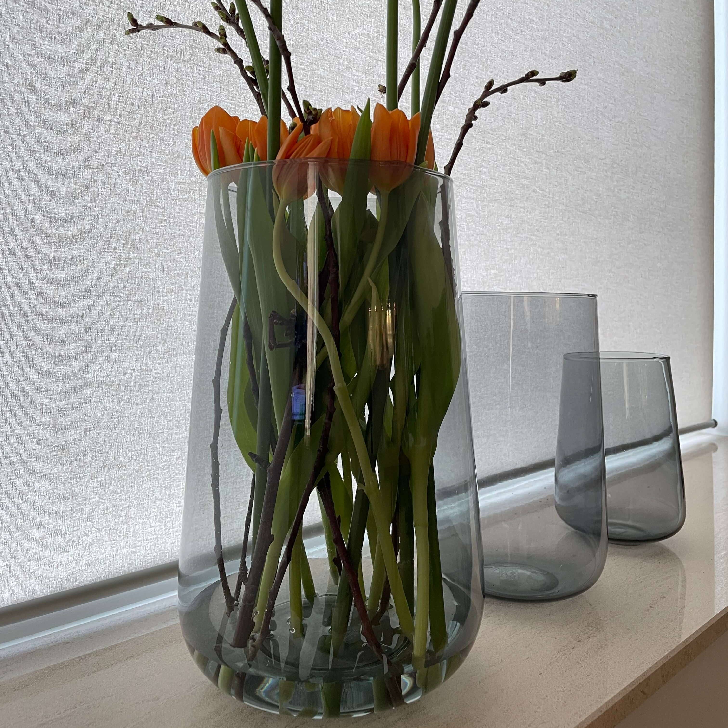 Lübech Living - Wholesale Vase - Valencia Drop Vase, Mauve Taupe4