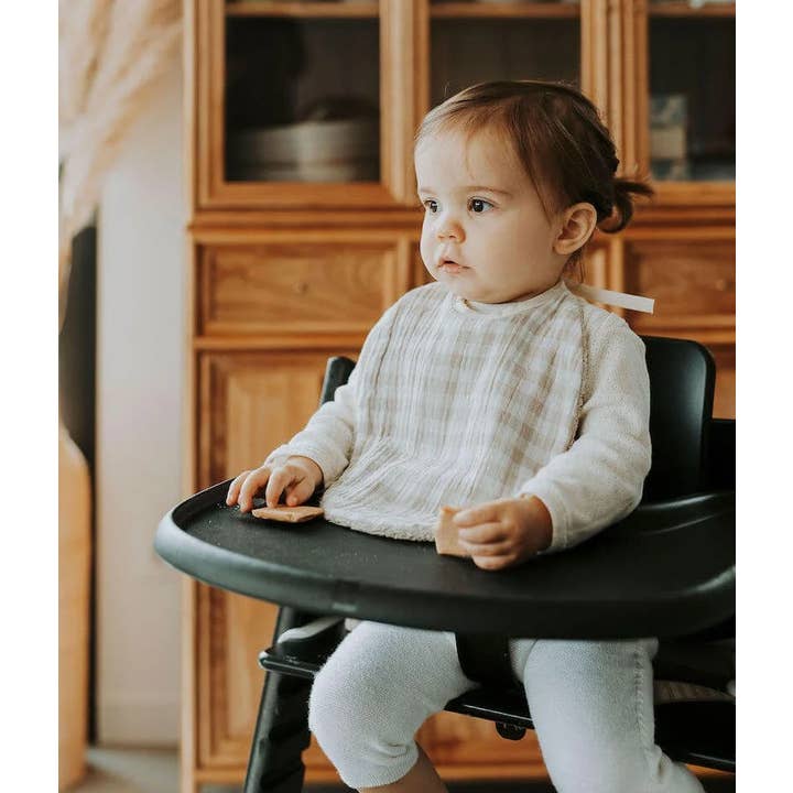 Manufacture des bébés français - Wholesale Bib - Baby - Gingham pebble bib3