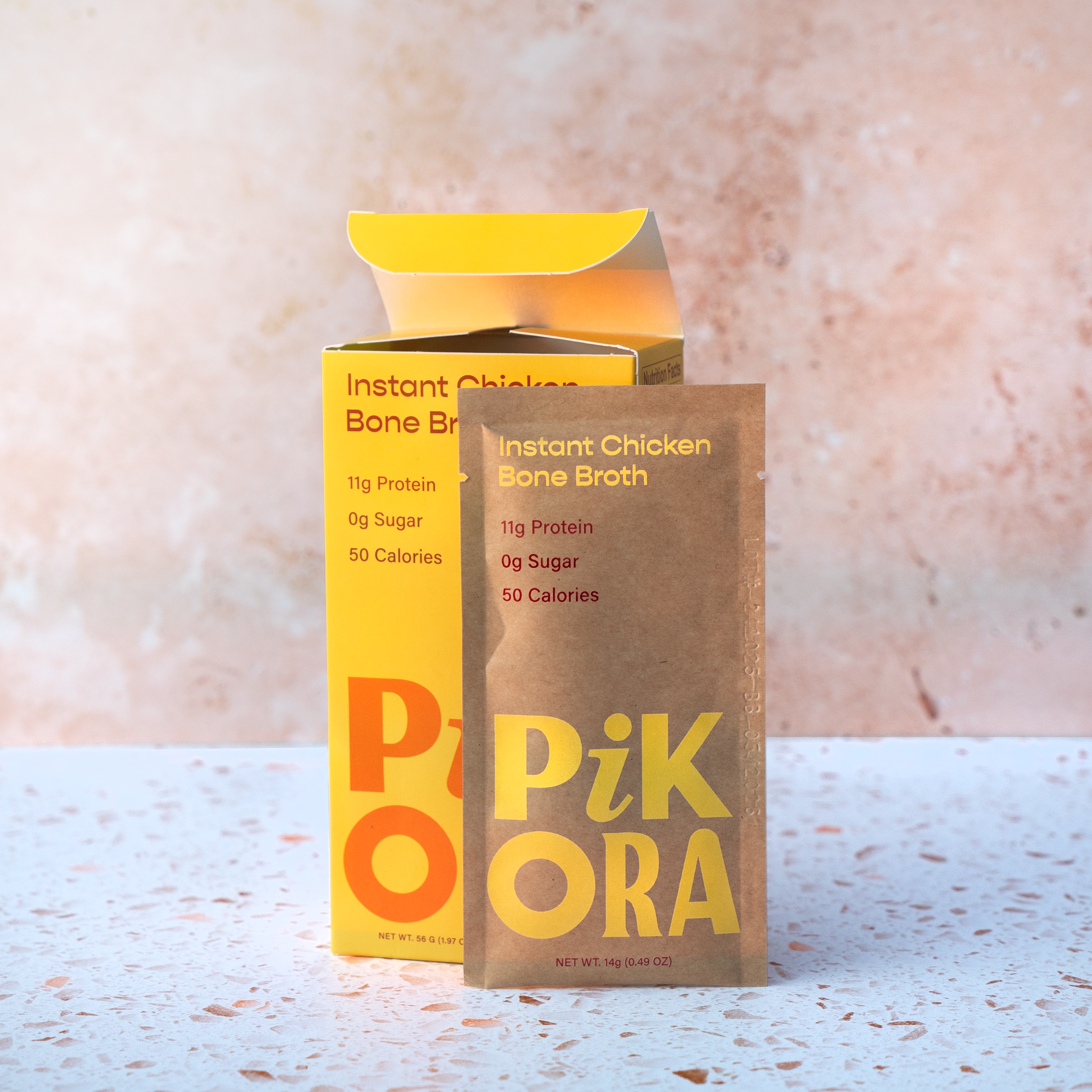 Pikora - Wholesale Broth - Chicken Bone Broth (4 Single-Serve Sachets)1