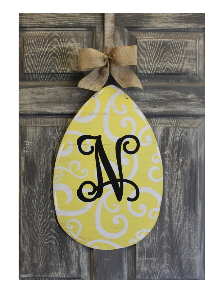 Steel Southern Designs - Wholesale Door Hanger - Outdoor Metal Art Egg7