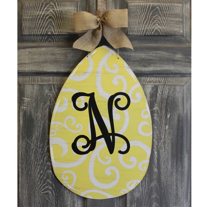 Steel Southern Designs - Wholesale Door Hanger - Outdoor Metal Art Egg7