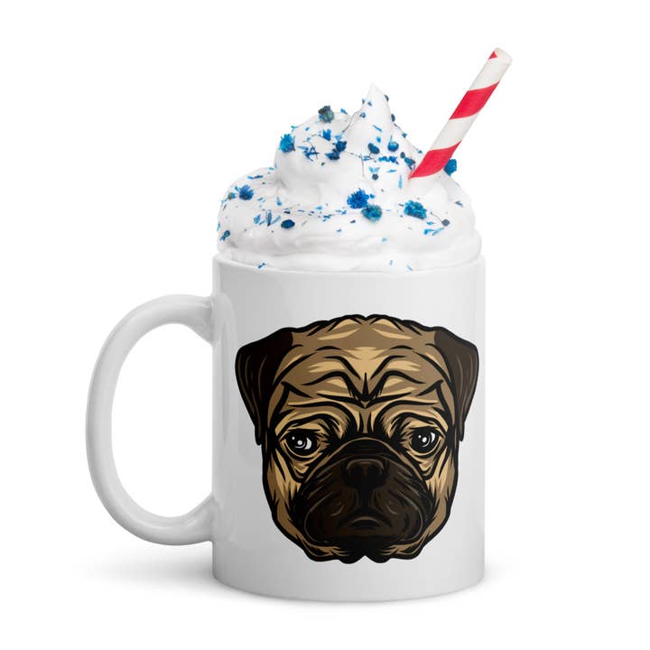 Club No-Kill 2027 Coffee Mugs - Wholesale Coffee Mug - Vinny the Pug Coffee Mugs 9