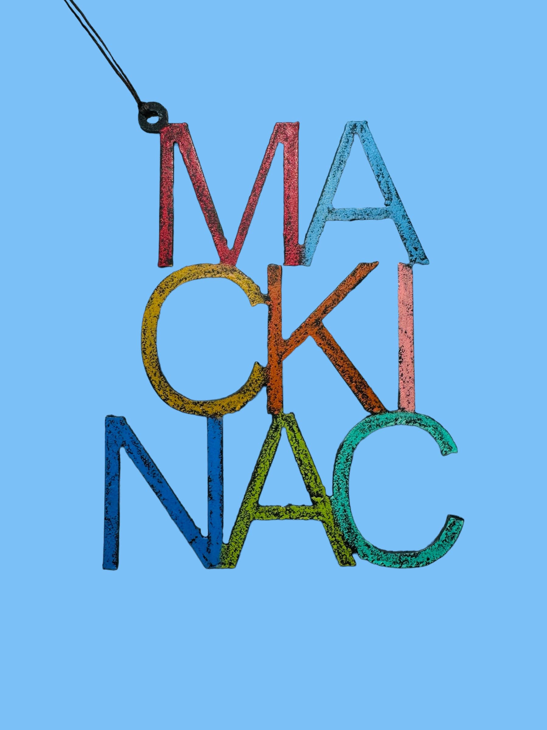 Whimsies - Wholesale Ornament - WORD ORNAMENT Your City State custom namedrop metal ornament3