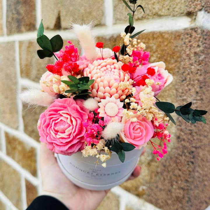 Alcazia - Wholesale Artificial Flowers - Eternal scented bouquet - Summer rose3