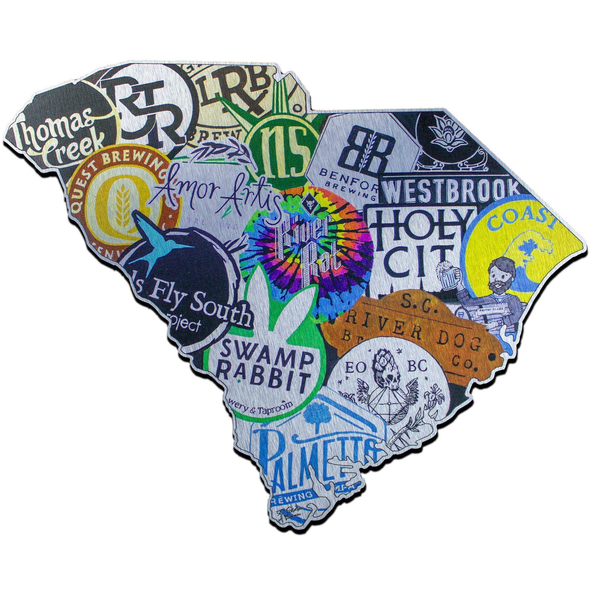 States Of Brew - Wholesale Sign - "Hoppy Faces, Barley Places"12