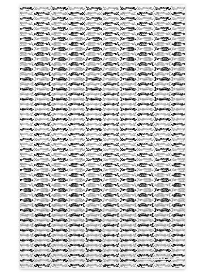Sardines Kitchen Towel for wholesale by Jangneus