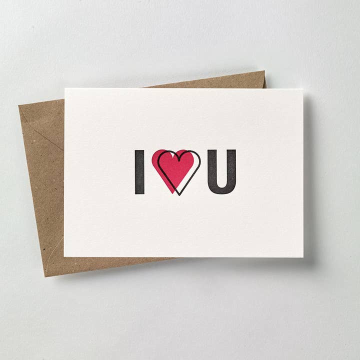 I love you card for wholesale by over the c.