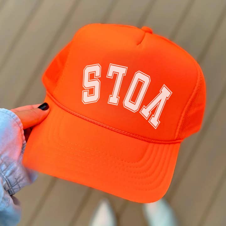 Upside Down VOLS Trucker Hat | Trendy Sports Team Hat for wholesale by Hey Jude Graphic Tees