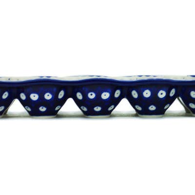 Egg Crate 11" Blue Eyes Theme for wholesale by Polmedia Polish Pottery