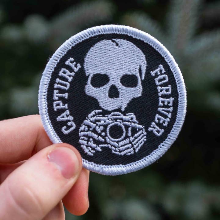 Capture Forever Camera Photography, Photographer Patch for wholesale by Hey Bear Outdoors