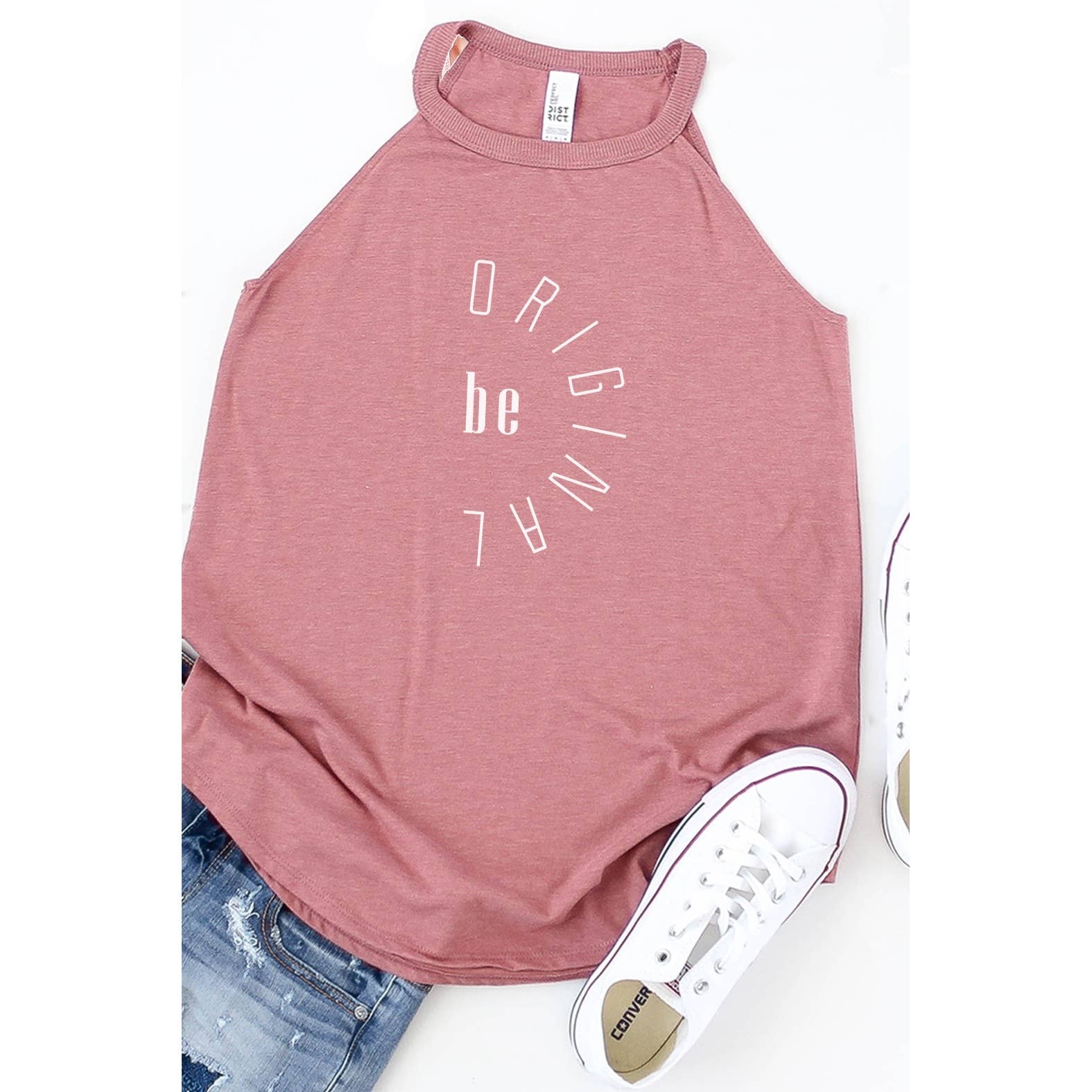 Kissed Apparel - Wholesale Tanktop - Dames - Wees de originele motiverende mocktank met grafische vormgeving3