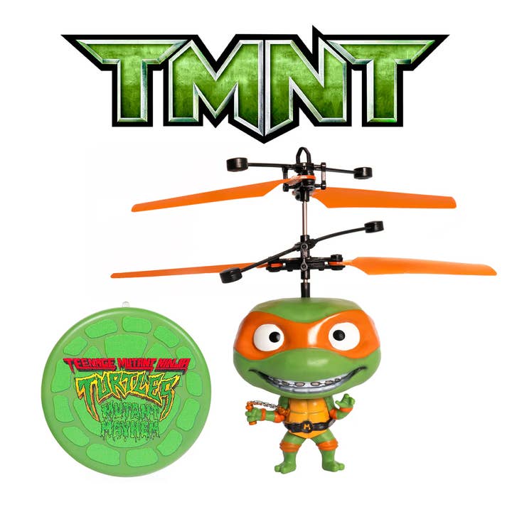 World Tech Toys - Wholesale Toy Plane - Kids - Nickelodeon TMNT 3.5 Michelangelo Motion Sensing Helicopter