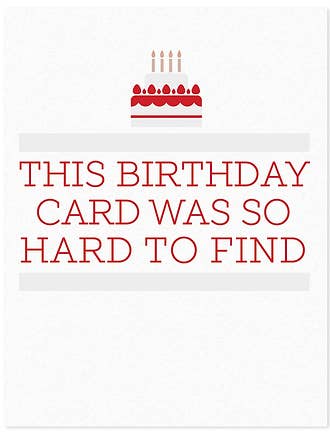 Christmas Birthday Card for wholesale by Unfiltered