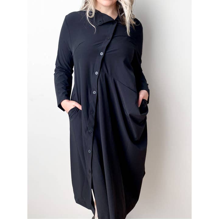 Robe chemise drapée pour la vente par BeauTex Designs