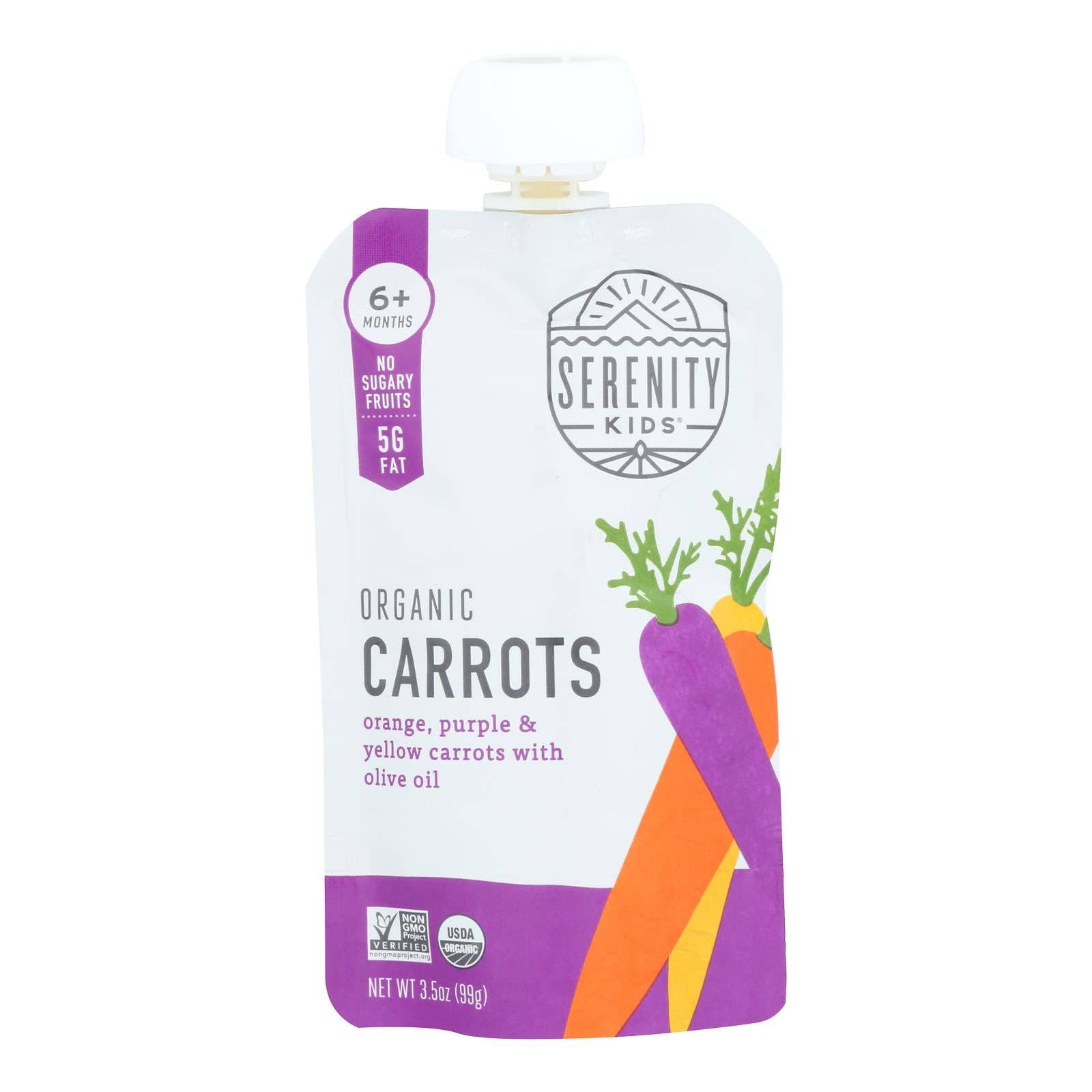 Everyday Supply Co - Wholesale Baby Food - Serenity Kids - Pouch Carrot Medley - Case Of 6-3.5 Oz0