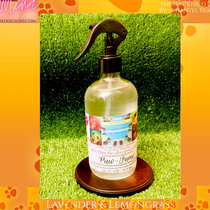 PawFume Lavender & Deodorizing Spray Mina Mina Pet Co. for wholesale by The Sun*Kissed Designs By ~Chantél Francina~