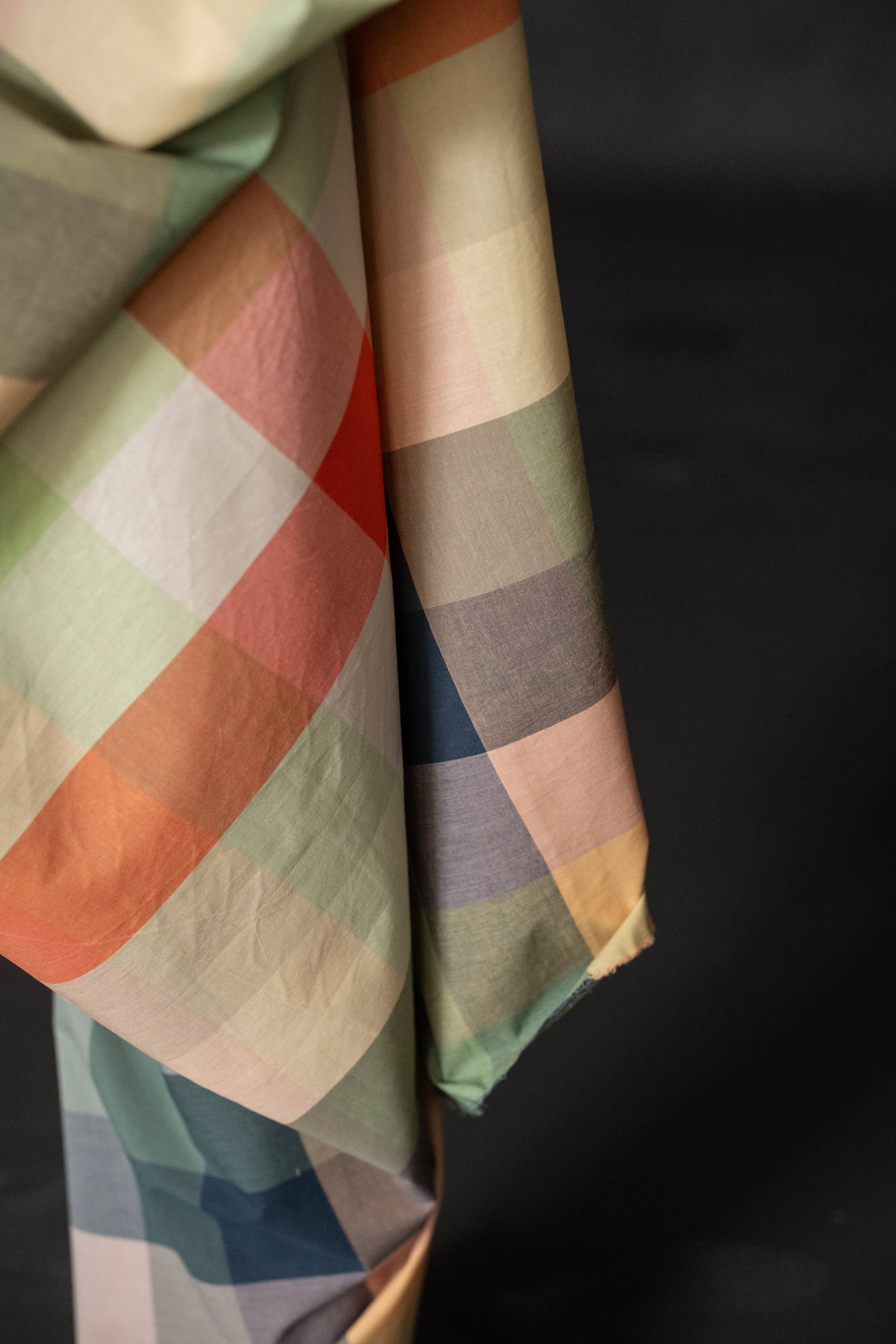 Merchant and Mills - Wholesale Fabric - Pixel Watercolour Cotton Check2