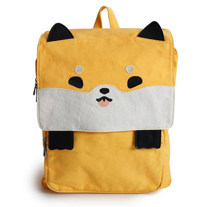 Sesame Shiba Inu Backpack for wholesale by Floral Frolic