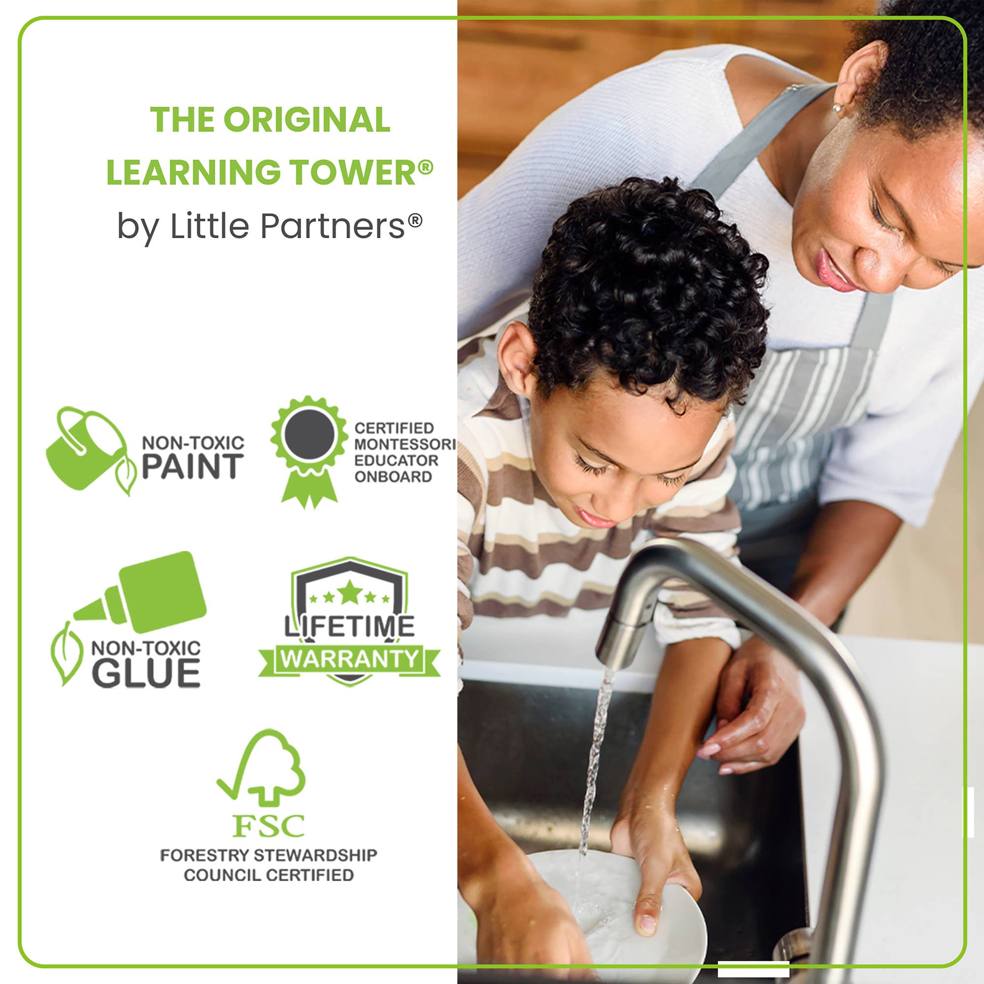 Little Partners - Vendita all'ingrosso Giocattolo in legno - Bambini - The Learning Tower® - Torre per Bambini Little Partners®46