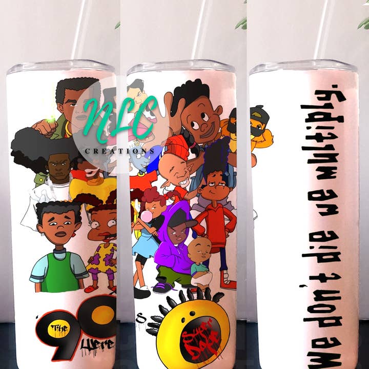 90"erne var Super Dope 20 oz rustfrit stål Tumbler for engroshandel hos NLC Creations