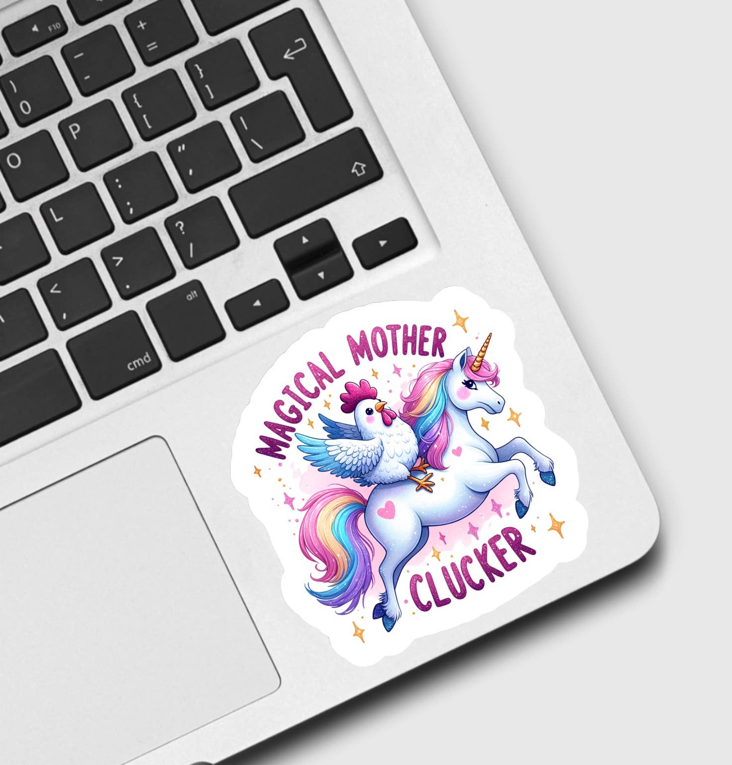 Ace the Pitmatian Co - Vendita all'ingrosso Adesivo - Adesivo Magical Mother Clucker Chicker Chicker1