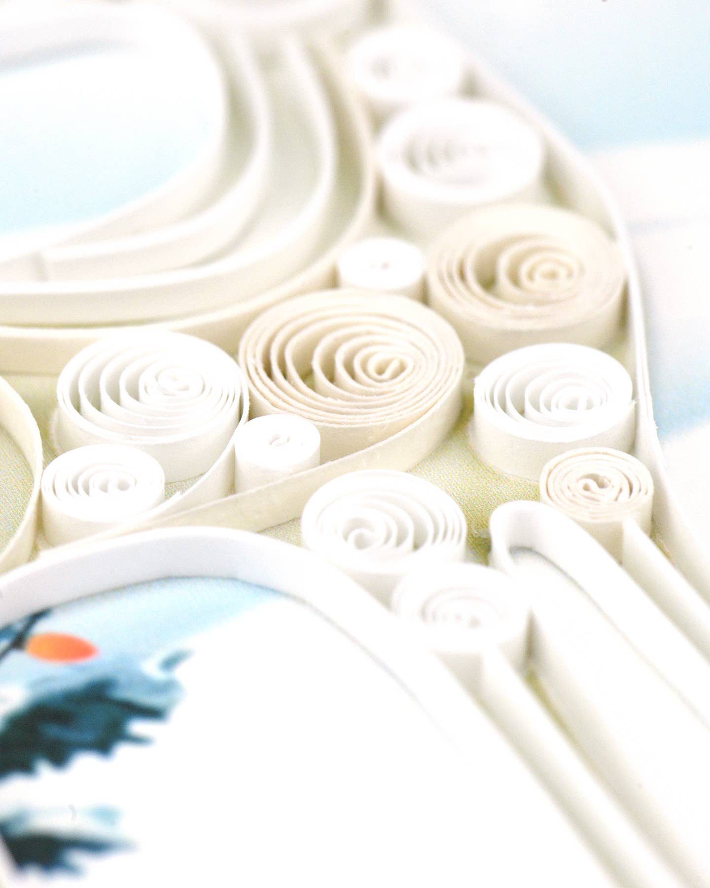 Quilling Card - Wholesale Christmas Card - Snowy Reindeer1