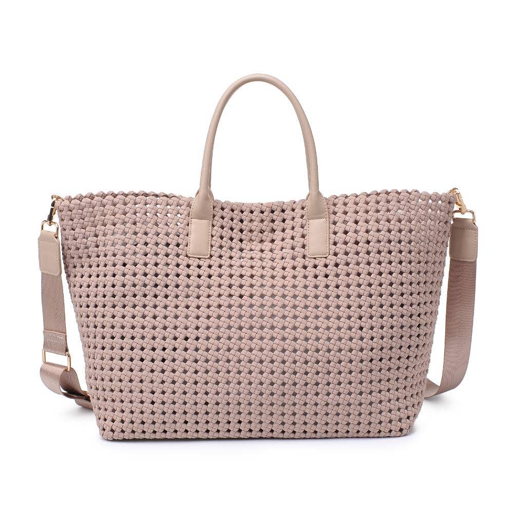 Sol and Selene - Vendita all'ingrosso Borsa tote - Donna - Borsa Grande Intrecciata a Mano Solstice15