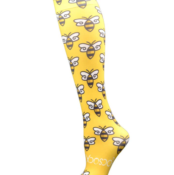 Meias Atléticas Bee Happy por atacado de Hocsocx, Inc.