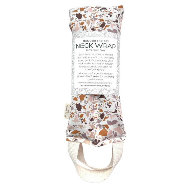 Neck Wrap - Mauve Terrazzo for wholesale by The Modern Pause