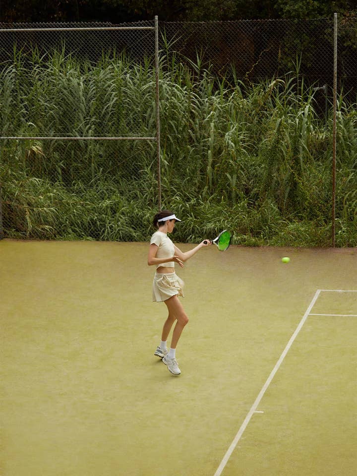 CARMEN SAYS - Wholesale Skort - Women's - Falda Mini de Tenis con Envoltorio de Crema Volley4