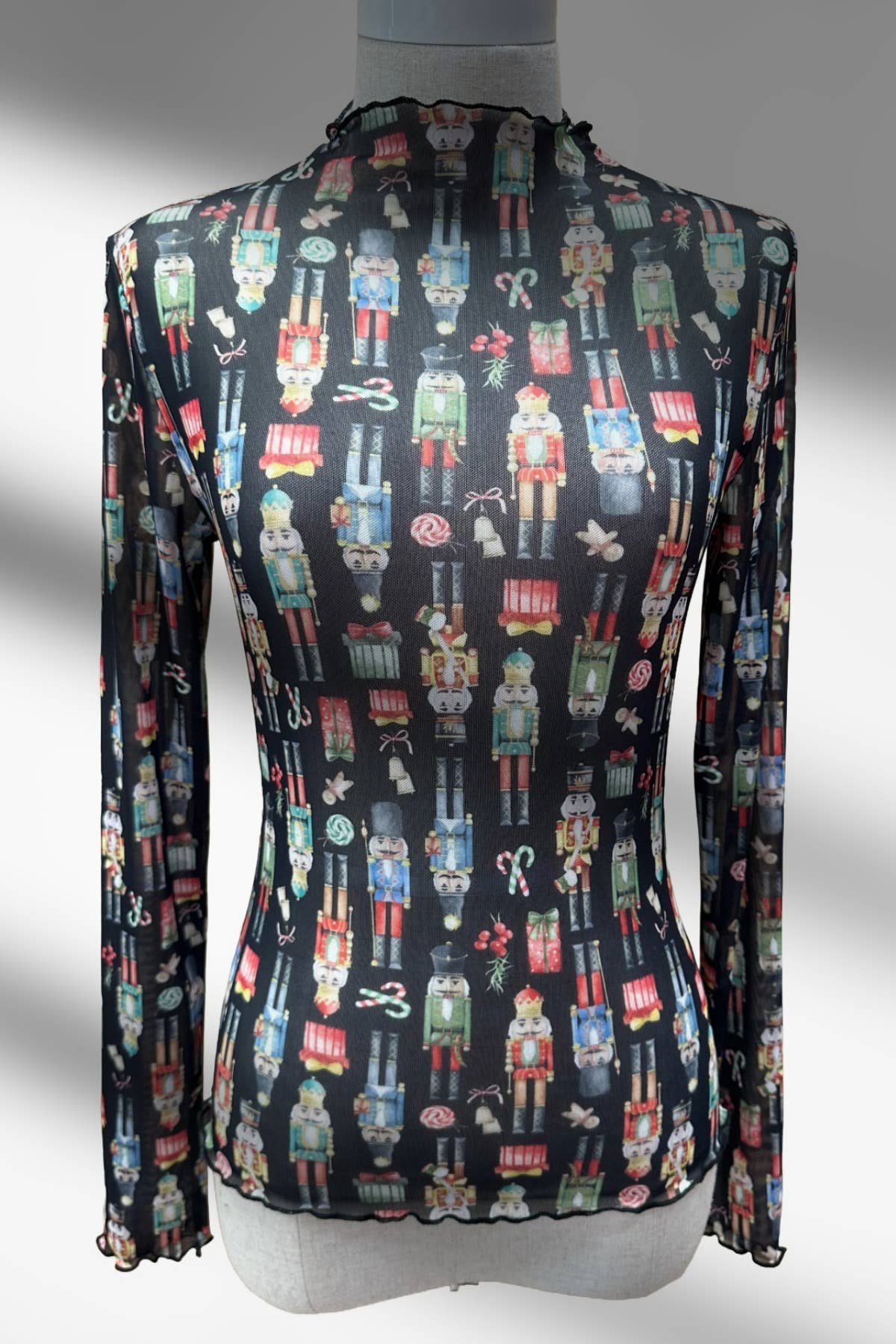 Imprimer T1509-6687-Alena Haut à imprimé maille de soldat Casse-Noisette en vente sur Faire1