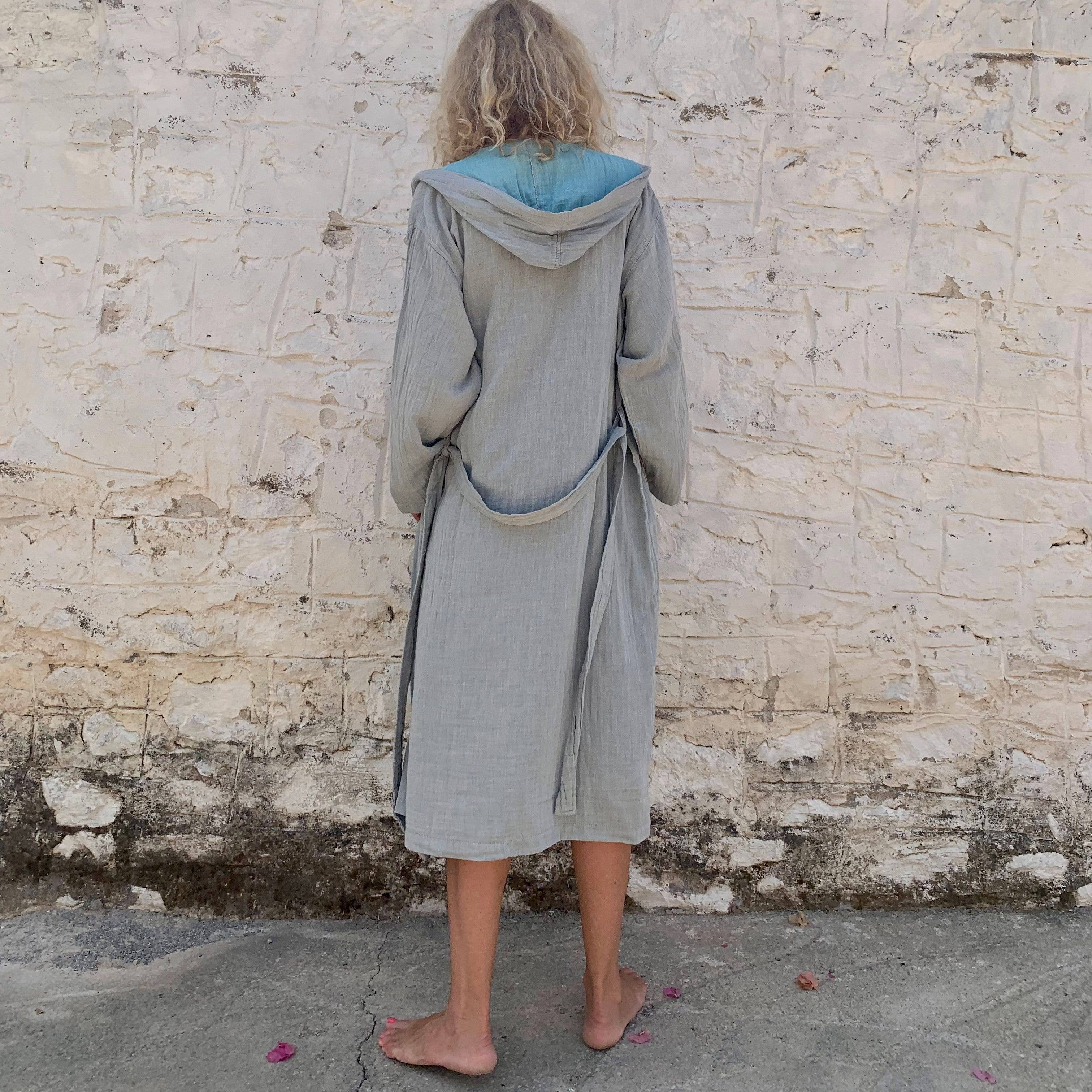 loom.ist – Robe - Mulher por atacado – Robe com Capuz de Musselina31