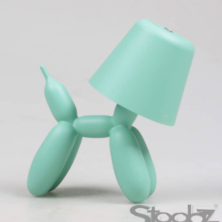 BALLOON DOG LED TABLE LAMP 16X10X18 CM GREEN for wholesale by Imhof & Stevens BV
