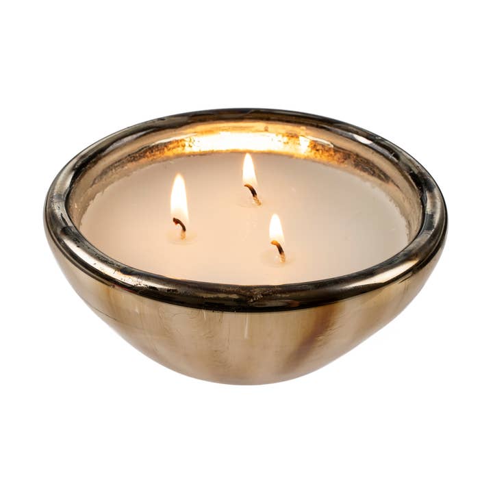 Spirit Candle Bowl - Amber Spruce for wholesale by Indaba Trading