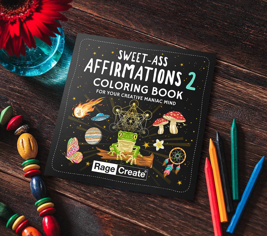 Rage Create - Wholesale Kleurboek - Volwassene - Sweet-Ass Affirmaties 2 Kleurboek9