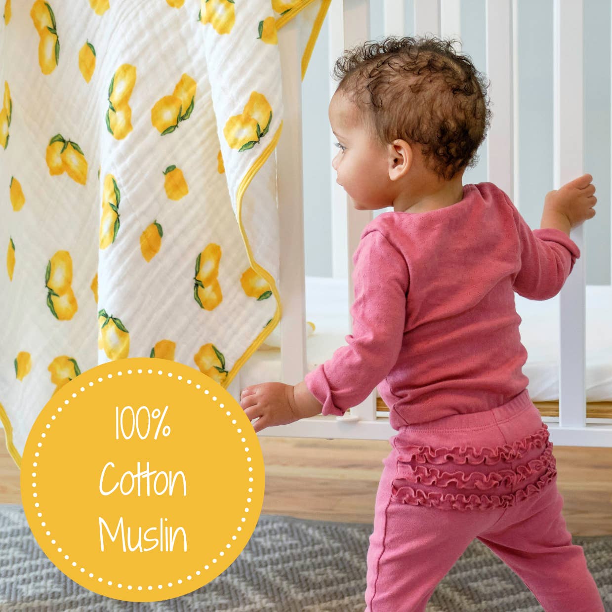 LollyBanks - Wholesale Quilt - Kids & Baby - Main Squeeze Baby Todller Muslin Blanket2