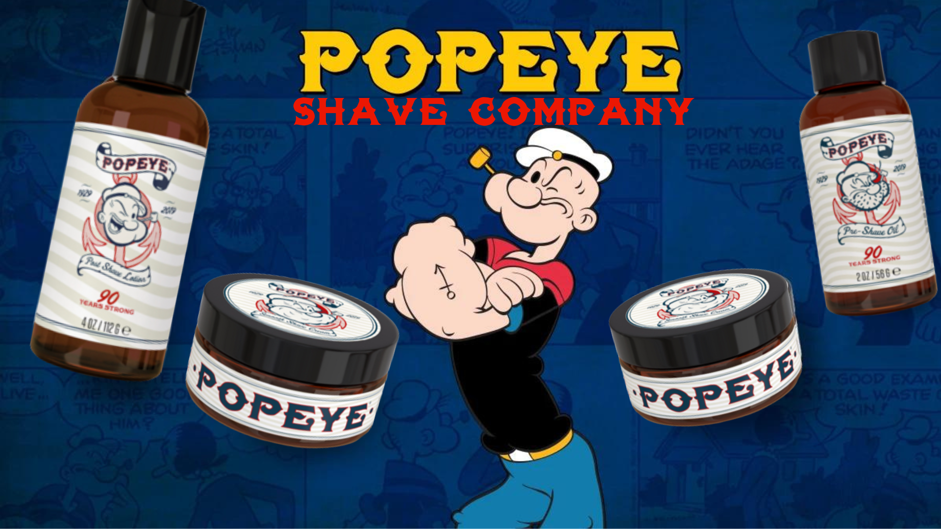 POPEYE Shave Company - Wholesale Facial Toner - Men's - POPEYE TOUGH Cleanser 4 in 1 Face–Body–Hair–Condition2