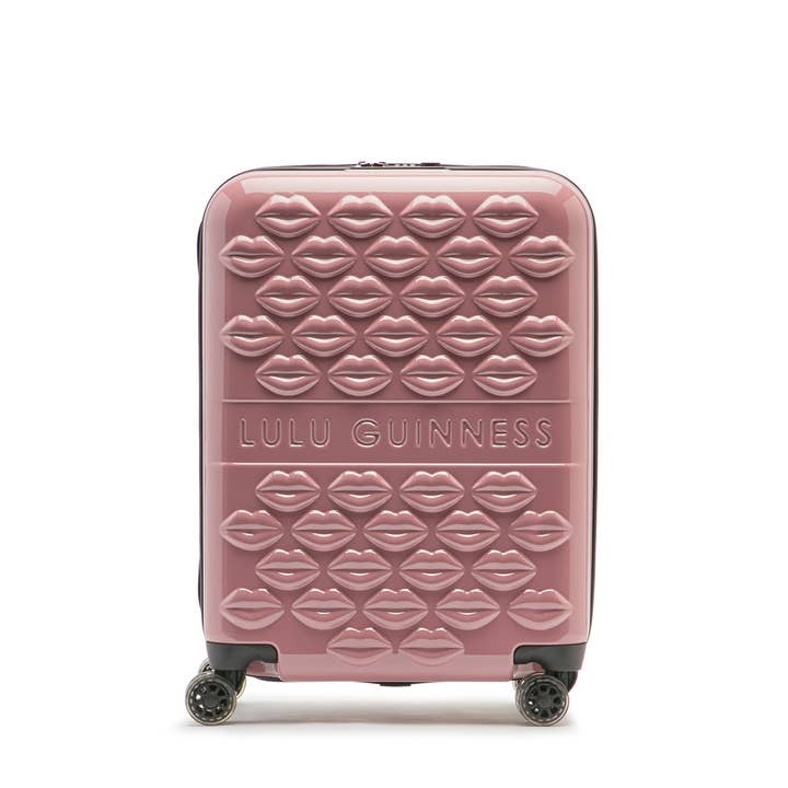 ANTIQUE ROSE LULU LIPS CABIN SPINNER CASE for wholesale by Lulu Guinness