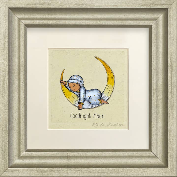 WLO - Goodnight Moon - Baby in White for wholesale by Karla Gudeon Art & Design