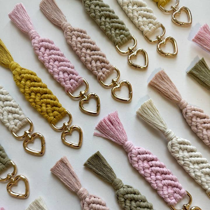 Heart Keychain for wholesale by Macrame with Lovely
