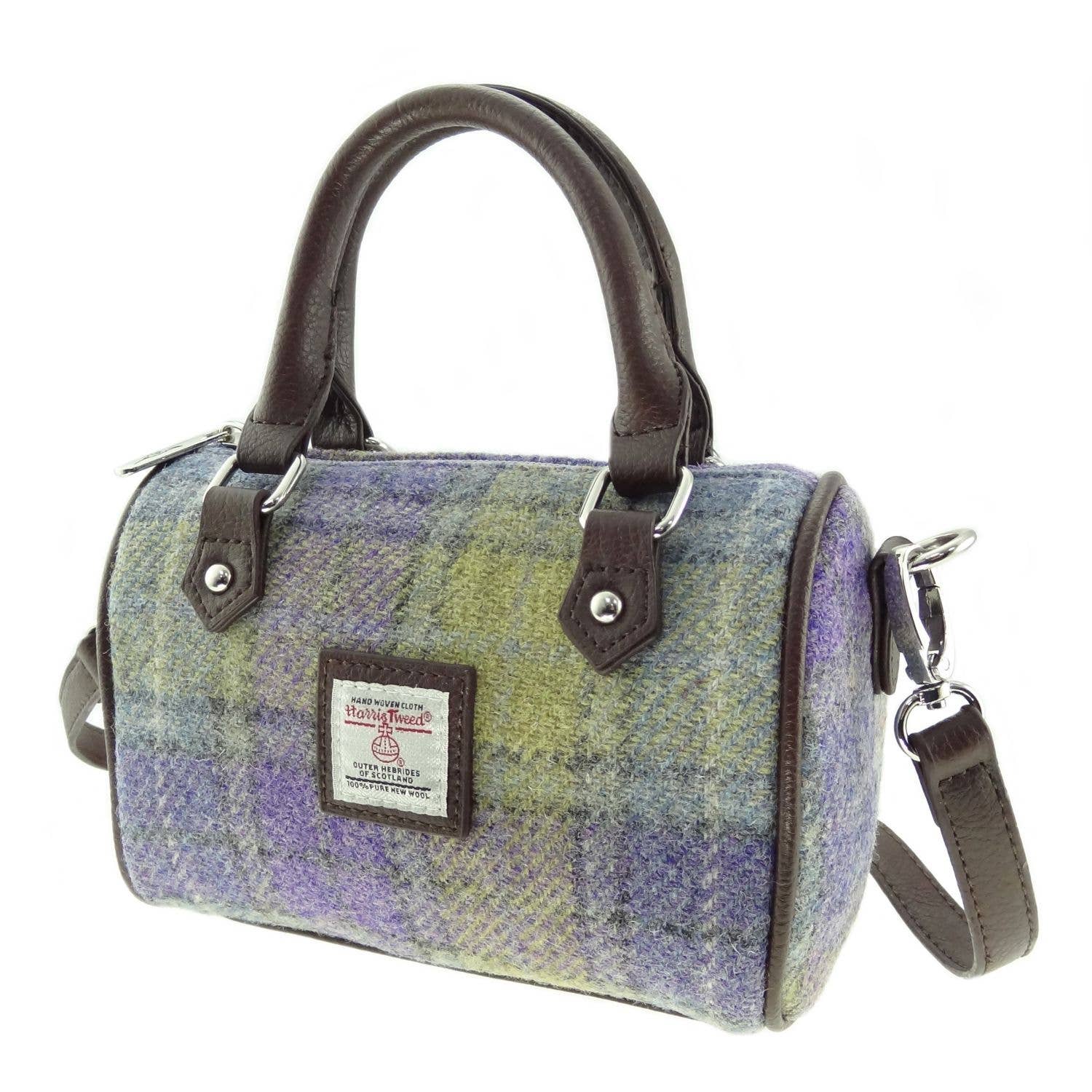 Glen Appin Of Scotland - Wholesale Top Handle Bag - Women's - LB1203 Harris Tweed 'Kilbride' Mini Bowling Bag13