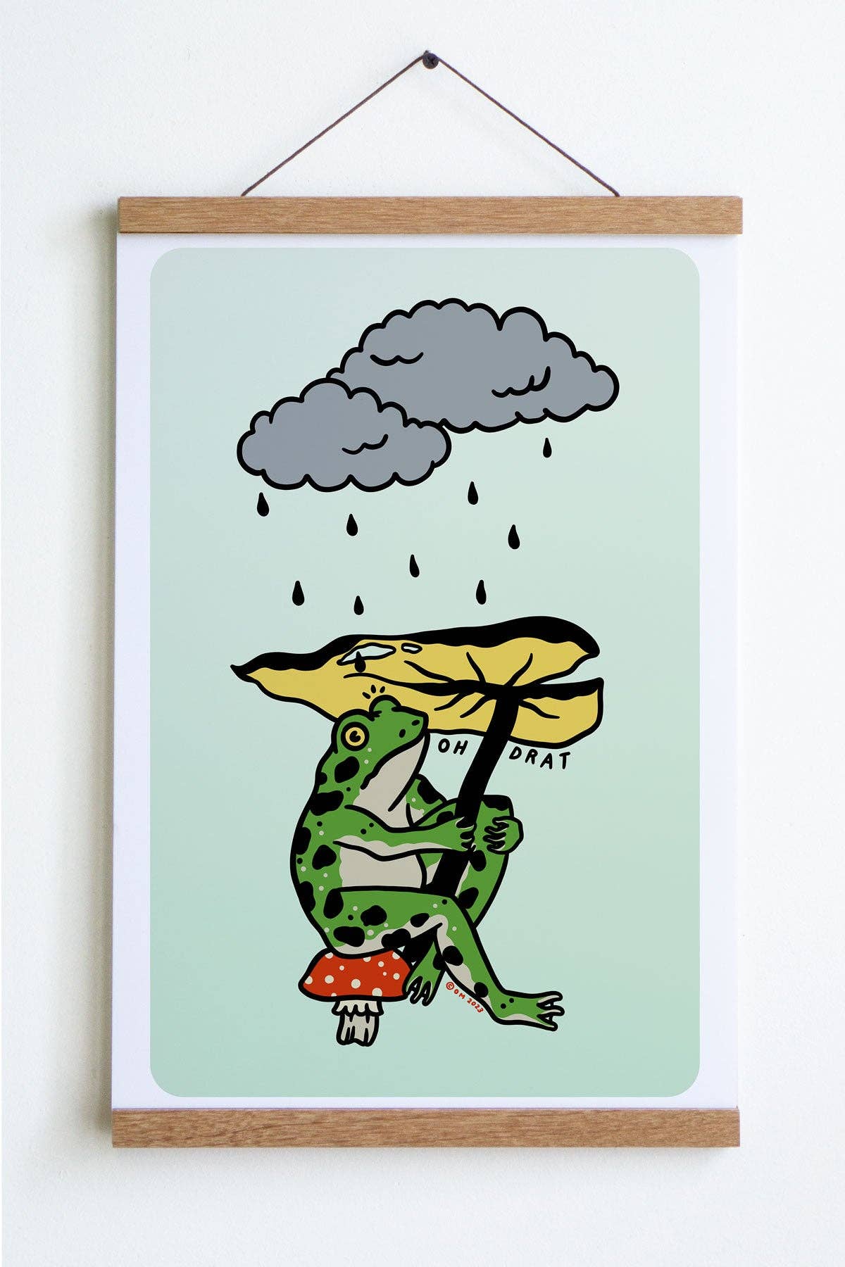 Stay Home Club - Wholesale Art Print - Leaf Umbrella Print1