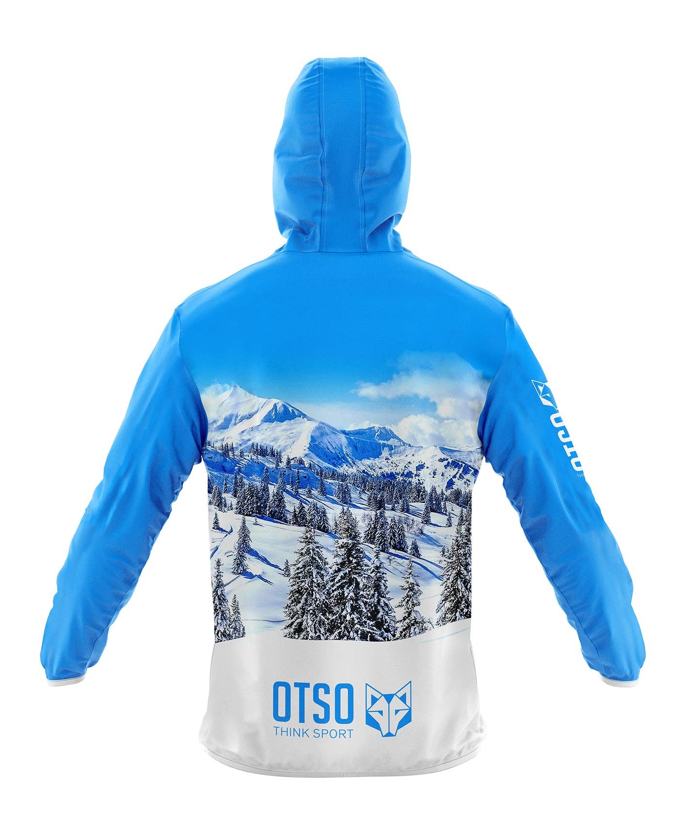 OTSO - Wholesale Trainingsjack - Heren - Unisex hardloopjack - Snow Forest1