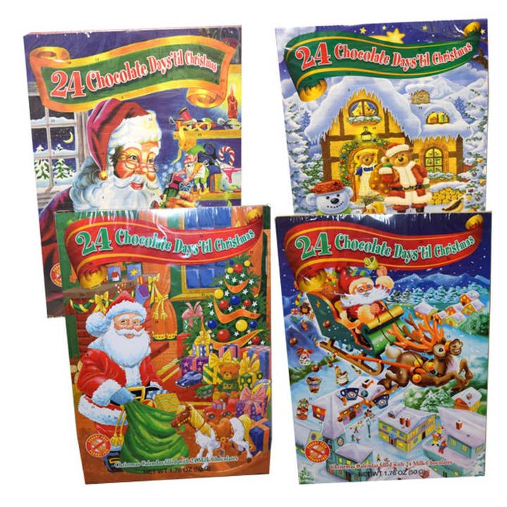 I Got Your Candy - Wholesale Advent Calendar - Albert's Advent Calendar With Chocolate 1.76oz - 12ct